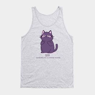 ISTP cat Tank Top